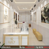 Thiết kế shop nữ trang vàng bạc Lucy - 30m2 - phố Vọng